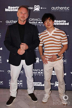 Christian Horner & Yuki Tsunoda