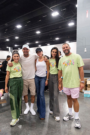 Rachael Russell Saiger, David & Victoria Beckham, & Isabela & David Grutman