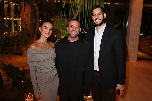 Isabela Grutman, David Grutman, & Hassan Jameel