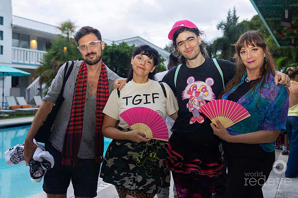 Ross Harris, Liz Ferrer, Bow Ty, & Mónica López de Victoria