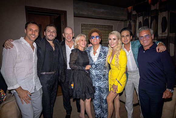 Aymeric Bianchi, Darren Pearson, Amee Lettich Pearson, Romero Britto, Aimee Liliana, Lucas Vidal, & Andy Pollack