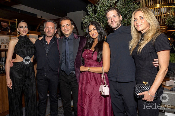 Daniela & Brent Saunders, Kamal Hotchandani, Shreya Arun, & Howard & Wendy Lerman