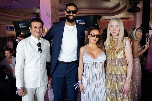 Kamal Hotchandani, Jeff Coby, Larsa Pippen, & Belinda Stronach