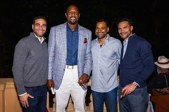 Jason Alexander, Alonzo Mourning, Shaun & Ryan Alexander