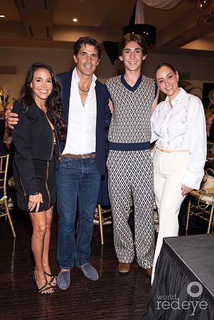 Stephanie Sayfie Aagaard, Nacho Figueras, Austin Sayfie Aagaard, & Juliana Betancur