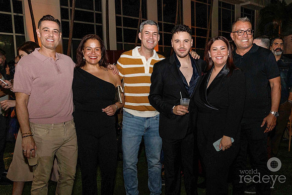 Frank Belmont, Victoria Tabio, Richard Borjas, Chef Chris, Michelle Villar, & Anthony Ciena