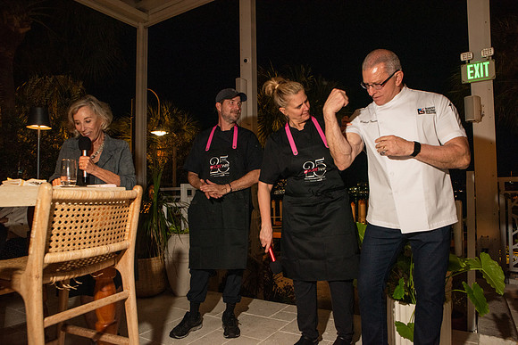 Diann Newman, Robert Irvine, Amanda Freitag, and Robert Swartz