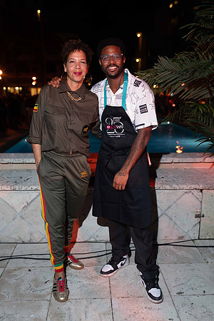 Nina Compton and Kwame Onwuachi -1