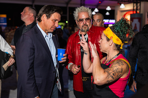 Governor Ron DeSantis, Guy Fieri, & Stephanie Izard2