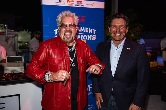 Guy Fieri & Governor Ron DeSantis2