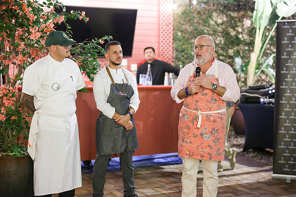 Nando Chang, Jean Delgado, & Andrew Zimmern speaking72