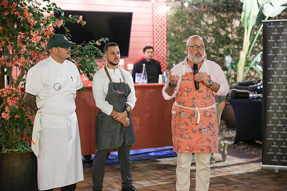 Nando Chang, Jean Delgado, & Andrew Zimmern speaking94