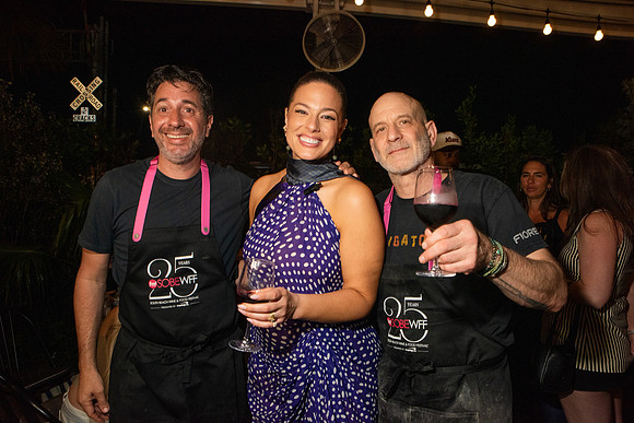 Ashley Graham, Michael Pirolo, and Marc Vetri