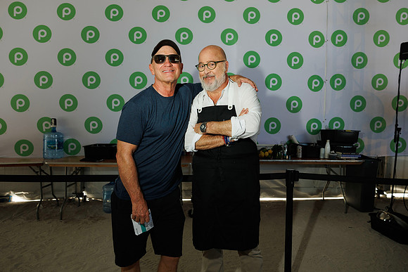 Devin Padgett & Chef Andrew Zimmern