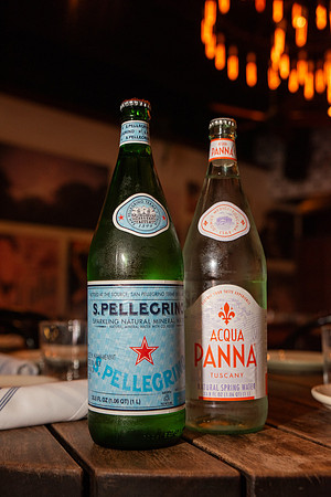 aqua panna and san pelligrino