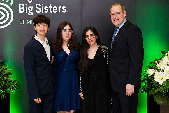 JD Steinberg, Chloe Steinberg, Commissioner Micky Steinberg, & Richard Steinberg