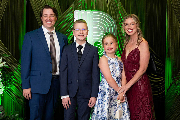 Marcus Rozell, Nathan Rozell, Addison Rozell, & Kelly Rozell