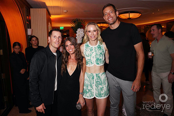 Corey Salter, Blair Salter, Caroline Wozniacki, & David Lee