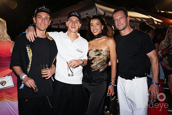 DJ Cruz, Jack Goldberg, Hannah Bronfman, & Brendan Fallis