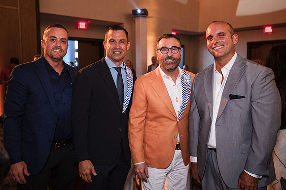 Eduardo Moya, Mayor Vince Lago, Manny Alfonso & Emi Guerra