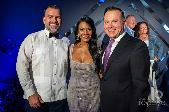 Commissioner Alex Fernandez, Brittnie Bassant, & Robert Wolfarth