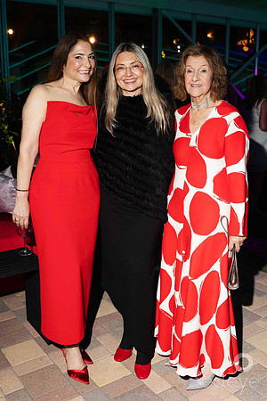 Deborah Yager Fleming, Mayor Larisa Svechin, & Stephanie Trump