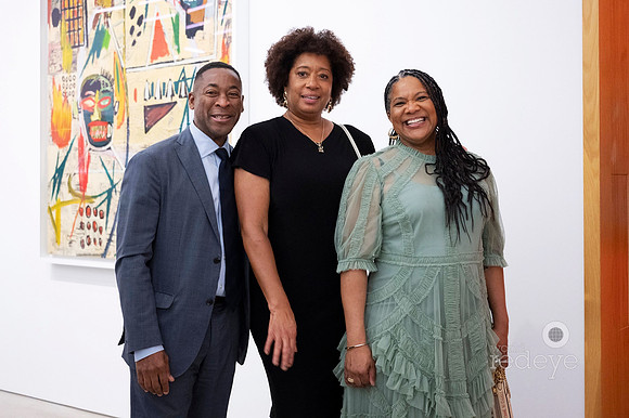 Franklin Sirmans, Lisane Basquiat, & Jeanine Heriveaux