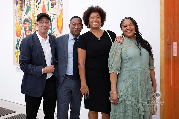 Larry Warsh, Franklin Sirmans, Lisane Basquiat, & Jeanine Heriveaux