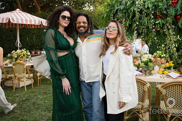 Maytee Martinez, Rohan Marley & Amber Ridinger
