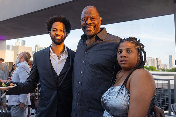 Trey Mourning, Patrick Ewing, & Myka Mourning