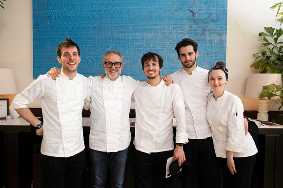 Marco Canelli, Massimo Bottura, Matteo Zonarelli, Luca Federzoni, & Doina Paulesco