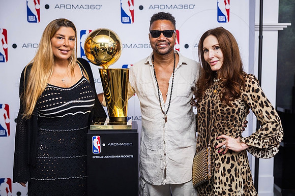 Claudine De Niro, Cuba Gooding Jr., & Tara Solomon