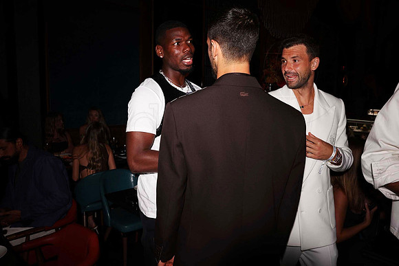 Novak Djokovic, Paul Pogba, & Grigor Dimitrov