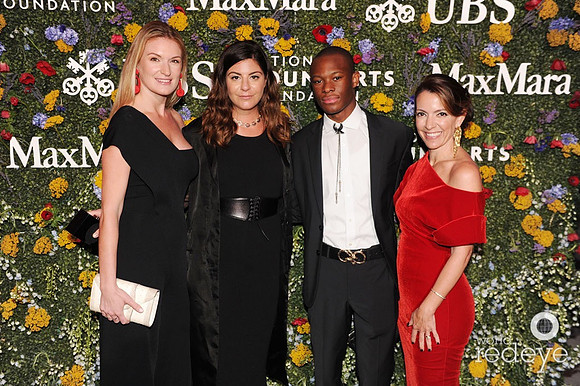 Sarah Arison, Maria Giulia Maramotti, Torrance Hall, & Carolina García Jayaram1