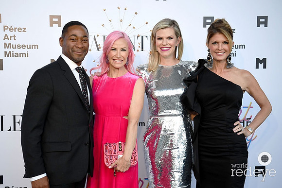 Franklin Sirmans, Alexa Wolman, Suzy Buckley Woodward, & Krista Rosenberg