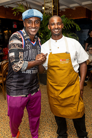 Chef Marcus Samuelsson and Chef Akino West