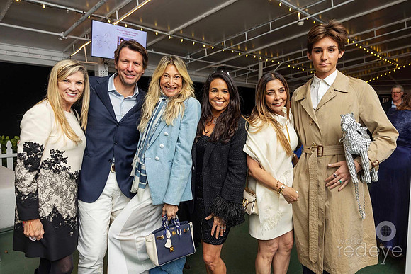 Brigitte Aixala, Salvatore Ferragamo, Saddy Delgado, Stephanie Sayfie Aagaard, Karen Abbo, & Austin Sayfie Aagaard
