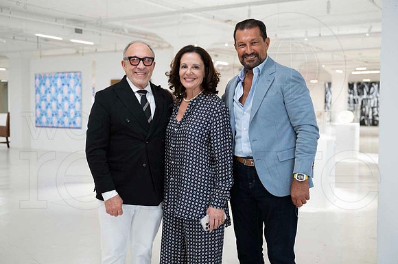 Emilio Estefan, Alessandra Bianchi, & Ahmed Bendary