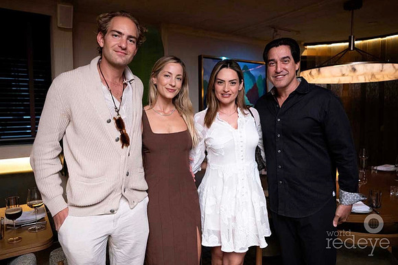 Brandon Staudinger, Lauren Fache Staudinger, Michelle Galvan & Andres Asion