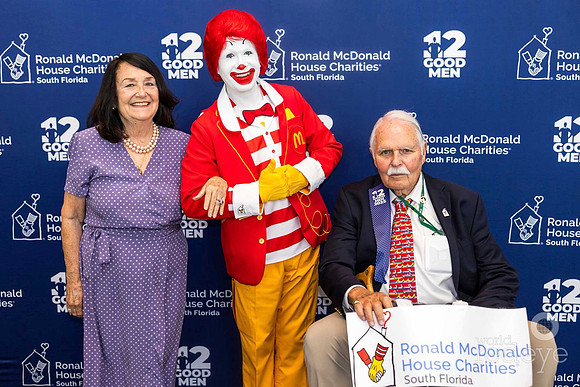 Mariana Cancio Goudie, Ronald McDonald, & Jose “Pepe” Cancio Goudie