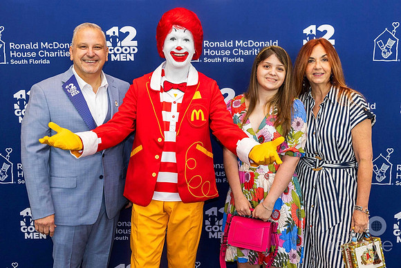 Eduardo Ramos, Ronald McDonald, & Ana Ramos