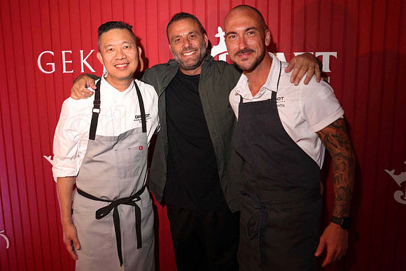 Chef Tony Mai, David Grutman, & Chef Dan Perretta