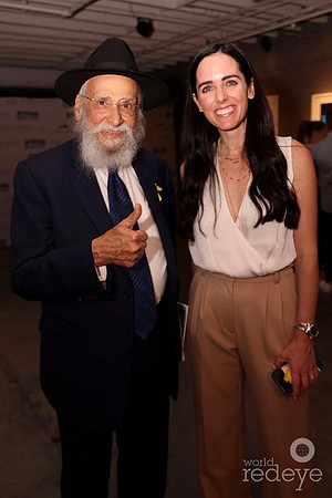 Rabbi Lipskar & Michelle Azout