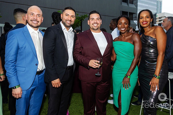 William Plaza, Jorge Fernandez, Raymond Dueñas, Jasmin Grant, & Channing Miller