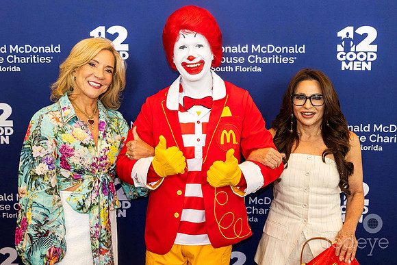 Linda Levy, Ronald McDonald, & Brett Graff