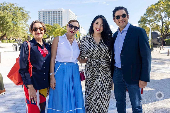 Fanny Guedez, Maria Elena Cruz, Gabriel Cruz, & Alejandra Oraa