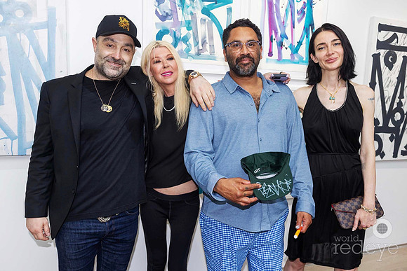 Avery Andon, Tara Reid, RETNA & Veronika Mudra Lewis