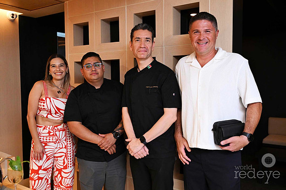 Lilibeth Sanchez, Diego Rivera, Chef Nacho Carmona & Alexander Escorcia