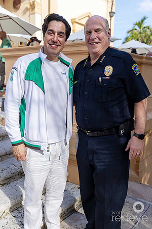 Andres Asion & Police Chief Ed Hudak