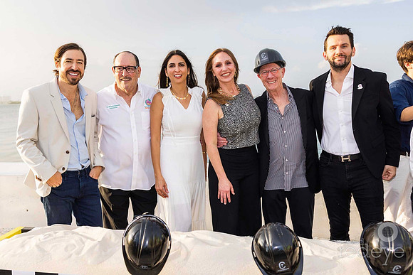 Andy Daro, Richard Chervony, Doris Acosta, Mayor Rachel Streitfeld, Bruce Eichner, & Goran Cuk
